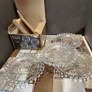 FOREVER CRYSTALForever Crystal Set of 4 Coasters in Original Box - Made in...